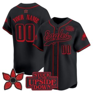 Philadelphia Eagles ‘Stranger Things Edition’ Vapor Baseball Custom Jersey – All Stitched