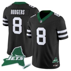 Men’s New York Jets Home Patch Vapor Legacy Limited Jersey – All Stitched