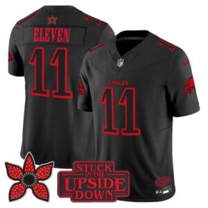 Philadelphia Eagles ‘Stranger Things Edition’ Vapor Limited Jersey – All Stitched