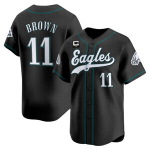 Men’s Philadelphia Eagles 2025 Vapor Baseball Jersey – All Stitched