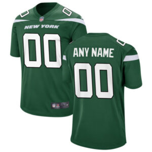 New York Jets Custom Green Jersey – All Stitched