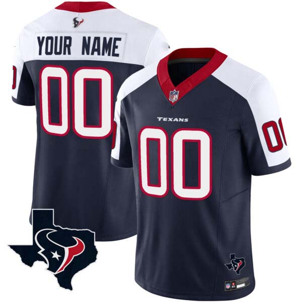 Houston Texans Vapor Limited Custom Jersey – All Stitched