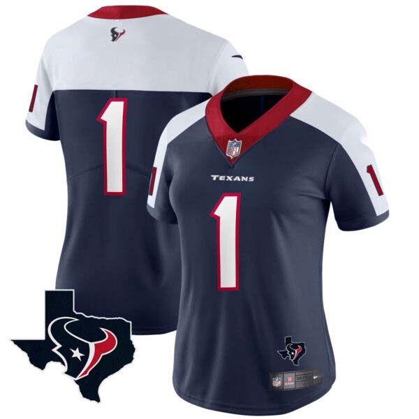 Women’s Houston Texans Vapor Limited Jersey – All Stitched