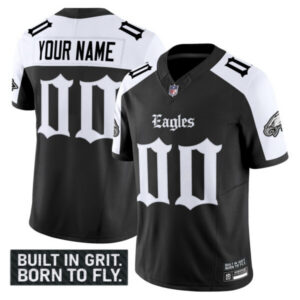 Philadelphia Eagles ‘Gothic Philly Edition’ Vapor Limited Custom Jersey V2 – All Stitched