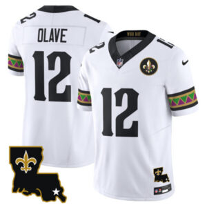 Men’s Saints Mardi Gras Vapor Limited Jersey – All Stitched