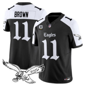 Men’s Philadelphia Eagles ‘Gothic Philly Edition’ Vapor Limited Jersey – All Stitched