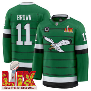 Eagles Kelly Green Hockey Premium Jersey – All Stitched