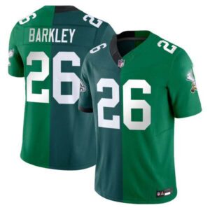 Saquon Barkley Eagles Split Vapor Limited Jersey V2 – All Stitched