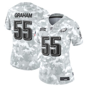 Women’s Philadelphia Eagles 2024 Salute to Service Vapor Limited Jersey – All Stitched