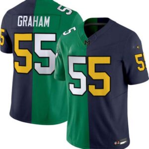 Split Philadelphia Eagles & College Football Vapor Limited Jersey – All Stitched