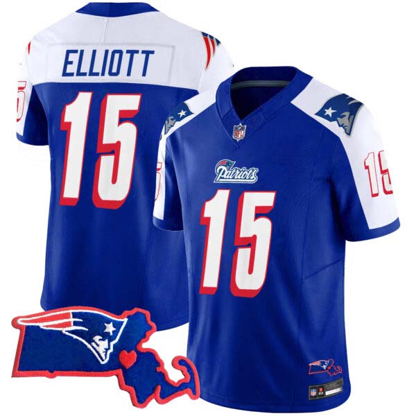 Women’s Patriots Bill Belichick “SB 36, 38, 39, 49, 51 Champions” Vapor Jersey – All Stitched