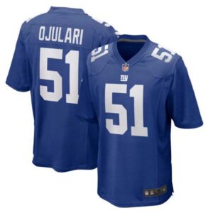 Azeez Ojulari New York Giants Royal Jersey – All Stitched