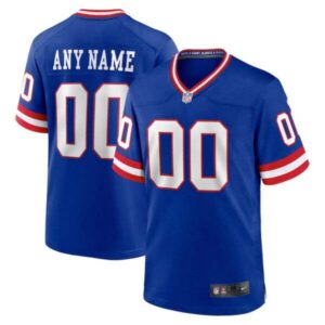 Giants Royal Classic Game Custom Jersey – All Stitched