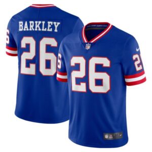 Saquon Barkley New York Giants Royal Jersey – All Stitched