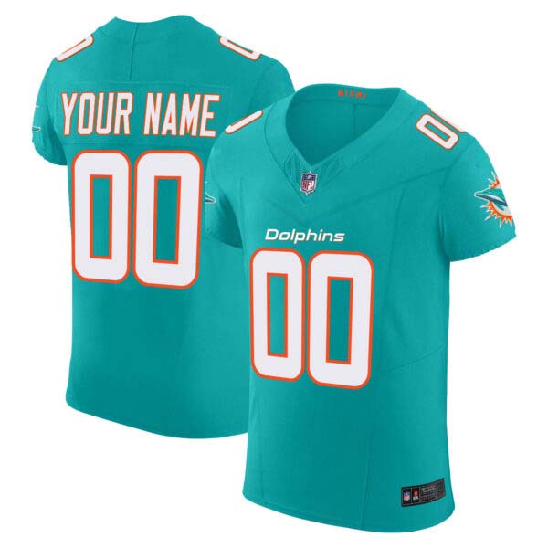 Dolphins Vapor Elite Custom Jersey – All Stitched
