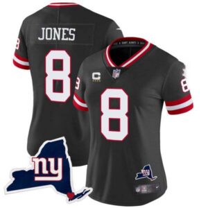 Women’s Giants New York State Map Patch Limited Jersey V2 – All Stit