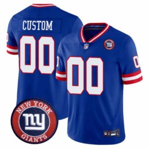 Giants Logo Patch Limited Custom Jersey – All Stitched