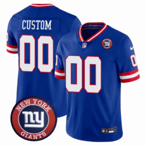 Giants Logo Patch Limited Custom Jersey – All Stitched