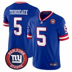 Men’s Giants Logo Patch Limited Jersey – All Stitched