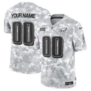 Philadelphia Eagles 2024 Salute to Service Vapor Limited Custom Jersey – All Stitched