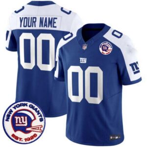 Giants Est 1925 Patch Vapor Limited Custom Jersey – All Stitched