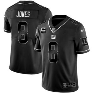 Giants Black Silver Vapor Jersey – All Stitched