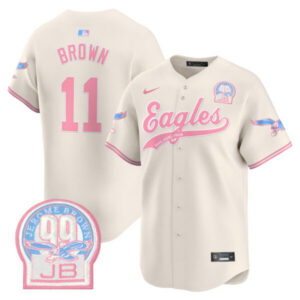 Unisex Eagles Bubblegum Pink Vapor Premier Limited Jersey – All Stitched
