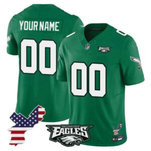 Philadelphia Eagles Philadelphia Patch Custom Jersey – All Stitched