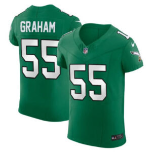 Brandon Graham Philadelphia Eagles Kelly Green Vapor Elite Jersey – All Stitched