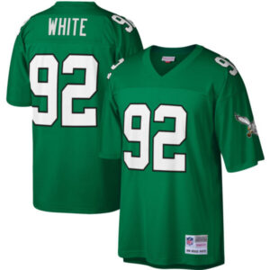 Reggie White Philadelphia Eagles Kelly Green Legacy Jersey – All Stitched