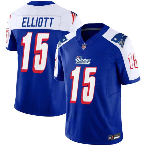 Youth’s Patriots 1996 Throwback Limited Vapor Jersey – All Stitched