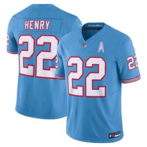 Men’s Tennessee Titans Throwback Jersey – All Stitched