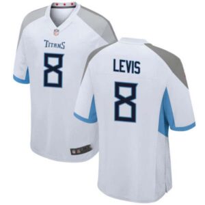 Will Levis Tennessee Titans 2023 NFL Draft White Jersey – All Stitched