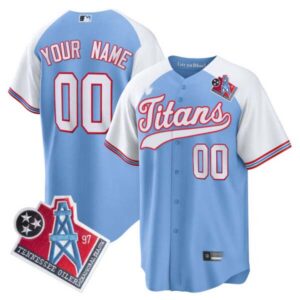 Titans 1997 Throwback Limited Cool Base Custom Jersey – All Stitched