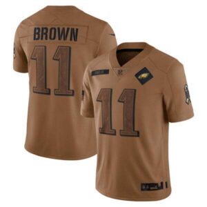 Philadelphia Eagles 2023 Salute To Service Limited Jersey – Brown