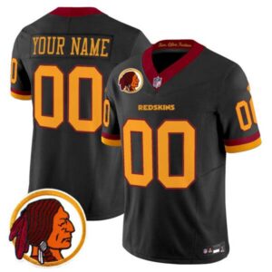 Washington Redskins Throwback Vapor Limited Custom Jersey V2 – All Stitched