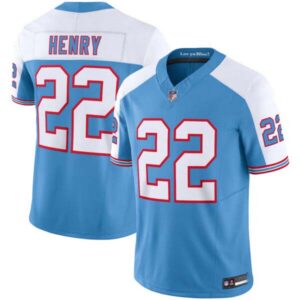 Men’s Titans Throwback Limited Vapor Jersey – All Stitched