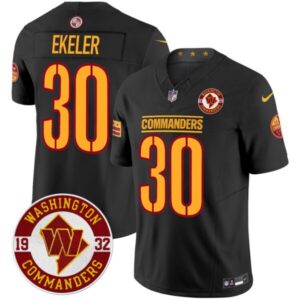 Men’s Washington Commanders 2024 Vapor Limited Jersey – Est. 1932 Patch – All Stitched