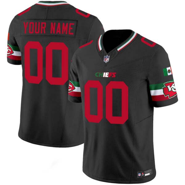 Chiefs Mexico Vapor Limited Custom Jersey – All Stitched