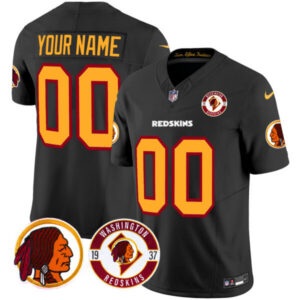 Washington Redskins 2024 Vapor Limited Custom Jersey – Est. 1937 Patch – All Stitched