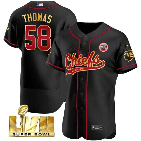 Men’s Chiefs Super Bowl LVII Flex Base Jersey V2 – All Stitched