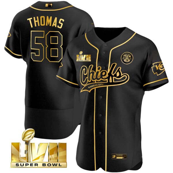 Men’s Chiefs Super Bowl LVII Flex Base Jersey – All Stitched
