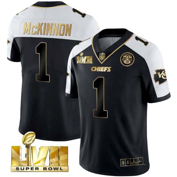 Men’s Chiefs Super Bowl LVII Alternate Gold Vapor Jersey – All Stitched