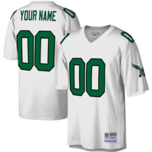 Eagles Big & Tall 1990 Legacy White Custom Jersey – All Stitched