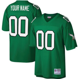 Eagles Big & Tall 1990 Retired Kelly Green Custom Jersey – All Stitched