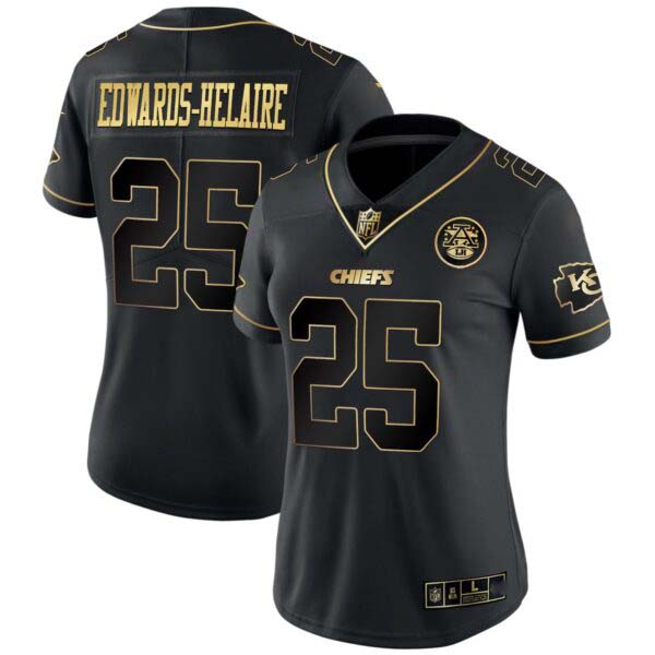 Women’s Chiefs White Gold & Black Gold – All Stitched
