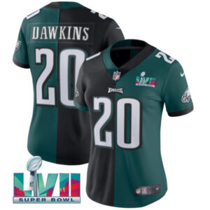 Women’s Eagles Super Bowl LVII Split Jersey – All Stitched