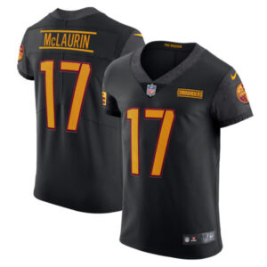 Terry McLaurin Washington Commanders Black Vapor Elite Jersey – All Stitched