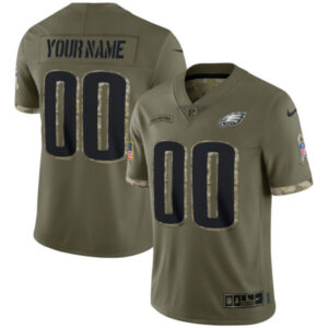 Eagles Salute To Service Custom Name and Number – All Stitched