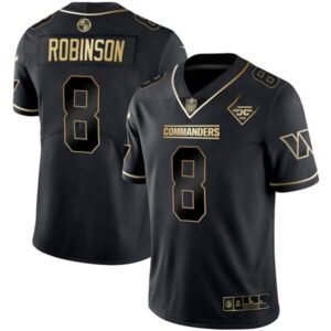 Women’s Washington Commanders White Gold & Black Gold Vapor Limited Jersey – All Stitched